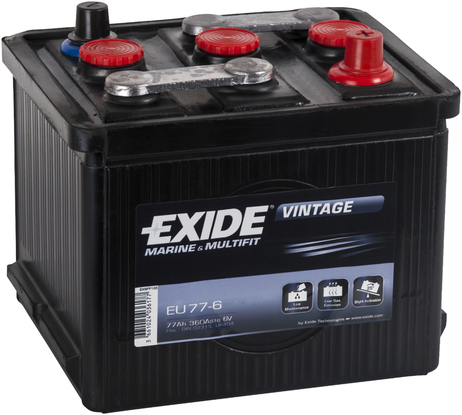 Exide Vintage EU77-6 77 Ah - VW - Typ
