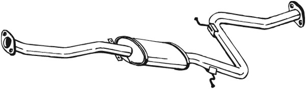 Midtre lydpotte - Mazda - 323