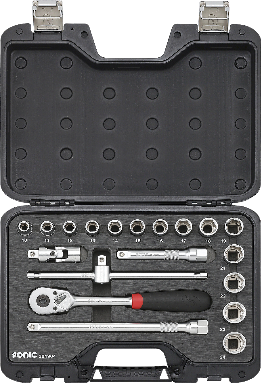 Hylsnyckelsats 1/2" 19-Delar BMCS Sonic