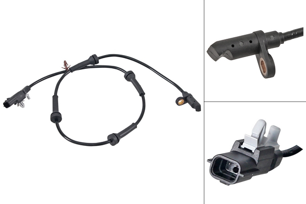 Sensor, ABS - Nissan - X-trail