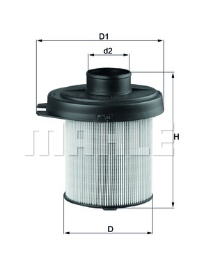 Luftfilter Mahle - Peugeot - 205, 309, 106, 305. Citroen - Bx, Zx, Ax, C15