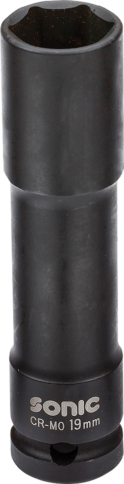 Hjulkraftshylsa 1/2" 6-kant 19 mm