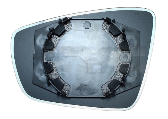 Spegelglas TYC - VW - Polo, Up, Cross-up, Cross-polo. Skoda - Citigo - OE 6R0857522