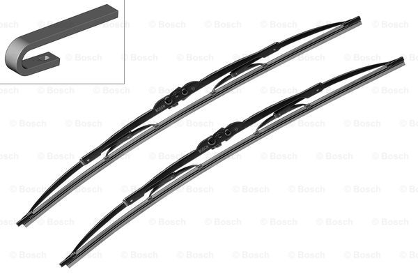 Torkarblad/Vindrutetorkare Bosch Twin 702 - 2-pack - Peugeot - 307