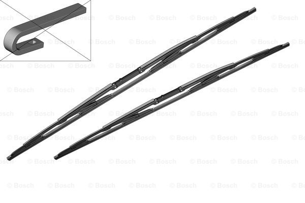 Torkarblad/Vindrutetorkare Bosch Twin 808 - 2-pack - Land-rover - Range rover - OE DKC000040