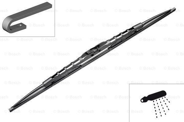 Torkarblad/Vindrutetorkare Bosch Twin N75 - 1-pack