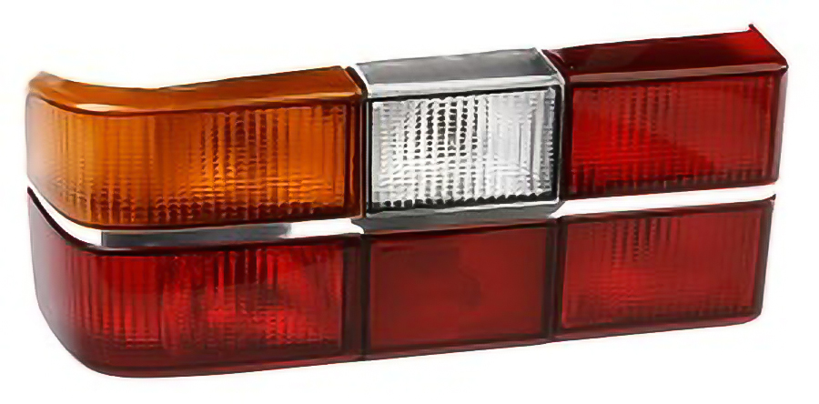 Baklys, krom stripe - venstre - Volvo - 240
