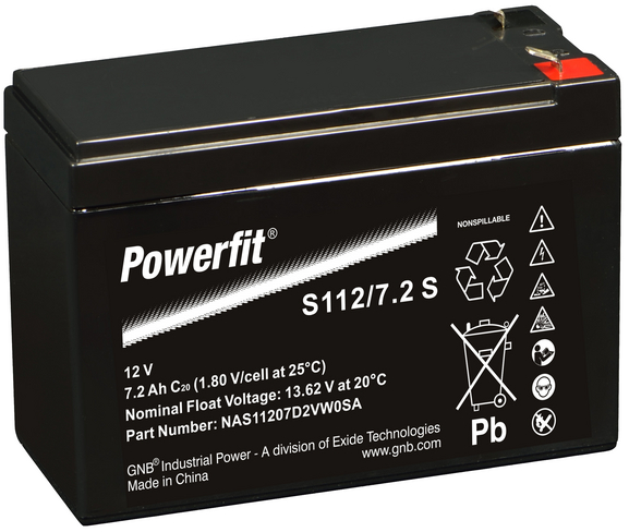 Tudor POWERFIT S112/7,2 S 26112007 7.2 Ah