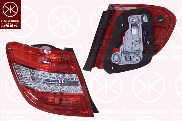Baklykta Klokkerholm - Mercedes - W204 - OE 2048204064,A2048204064