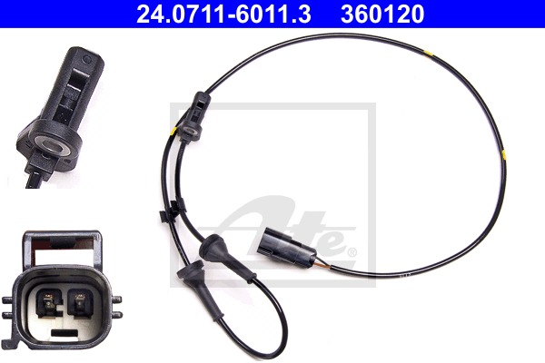 Sensor, ABS - Volvo - V70, Xc70, S70, C70