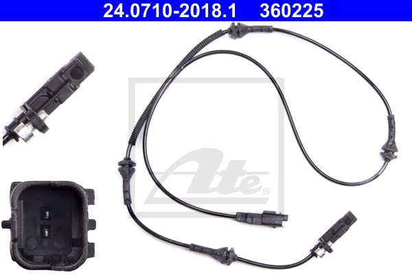 Sensor, ABS - Peugeot - 407. Citroen - C6