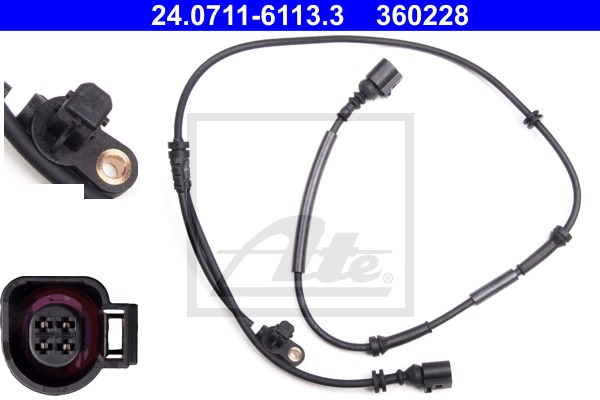 Sensor, ABS - VW - Sharan. Ford - Galaxy. Seat - Alhambra