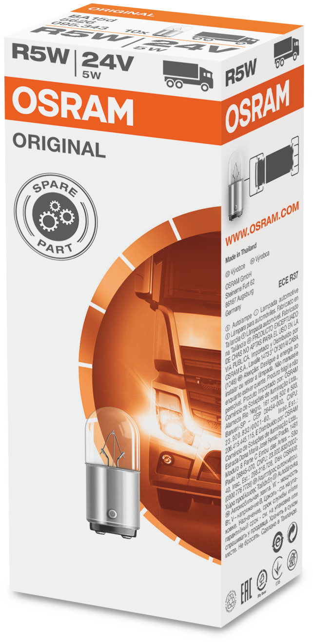 Osram Original - Glödlampa R5W 5W 24 V 1-pack
