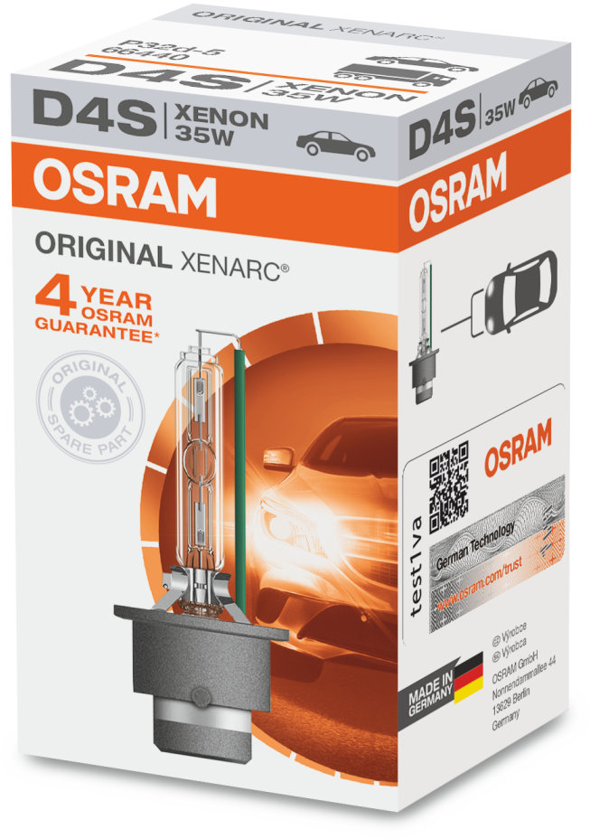 Osram Xenarc Original - Xenonlys D4S 35W 42 V 1-pakning - Toyota - Mazda - Mitsubishi - Honda - Lexus - Suzuki - Subaru