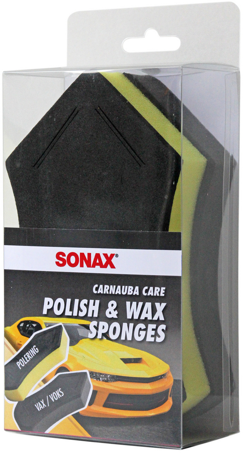 Sonax Carnauba Care Polish & Wax Sponges - Appliceringssvampar 2-pack
