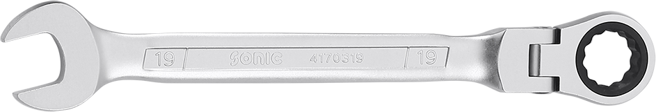 Ringspärrnyckel Rak 12-Kant Med Led 8mm Sonic