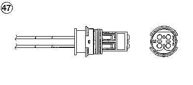 Lambdasond NGK - Mercedes - W210 - OE A0005405717,0005405717