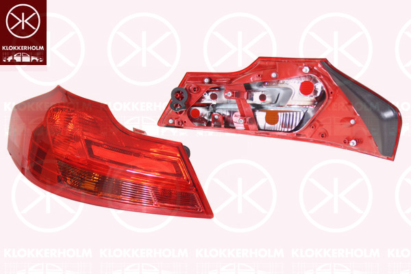 Baklykta Klokkerholm - Opel - Insignia - OE 13282366,1222195,1222449,22950973