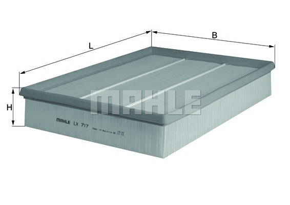 Luftfilter Mahle - Volvo - 940, 740, 960, 760, 780