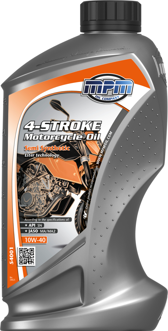MPM 4-taktsolja Motorcykelolja 10W-40 Semi Synthetic 1 l
