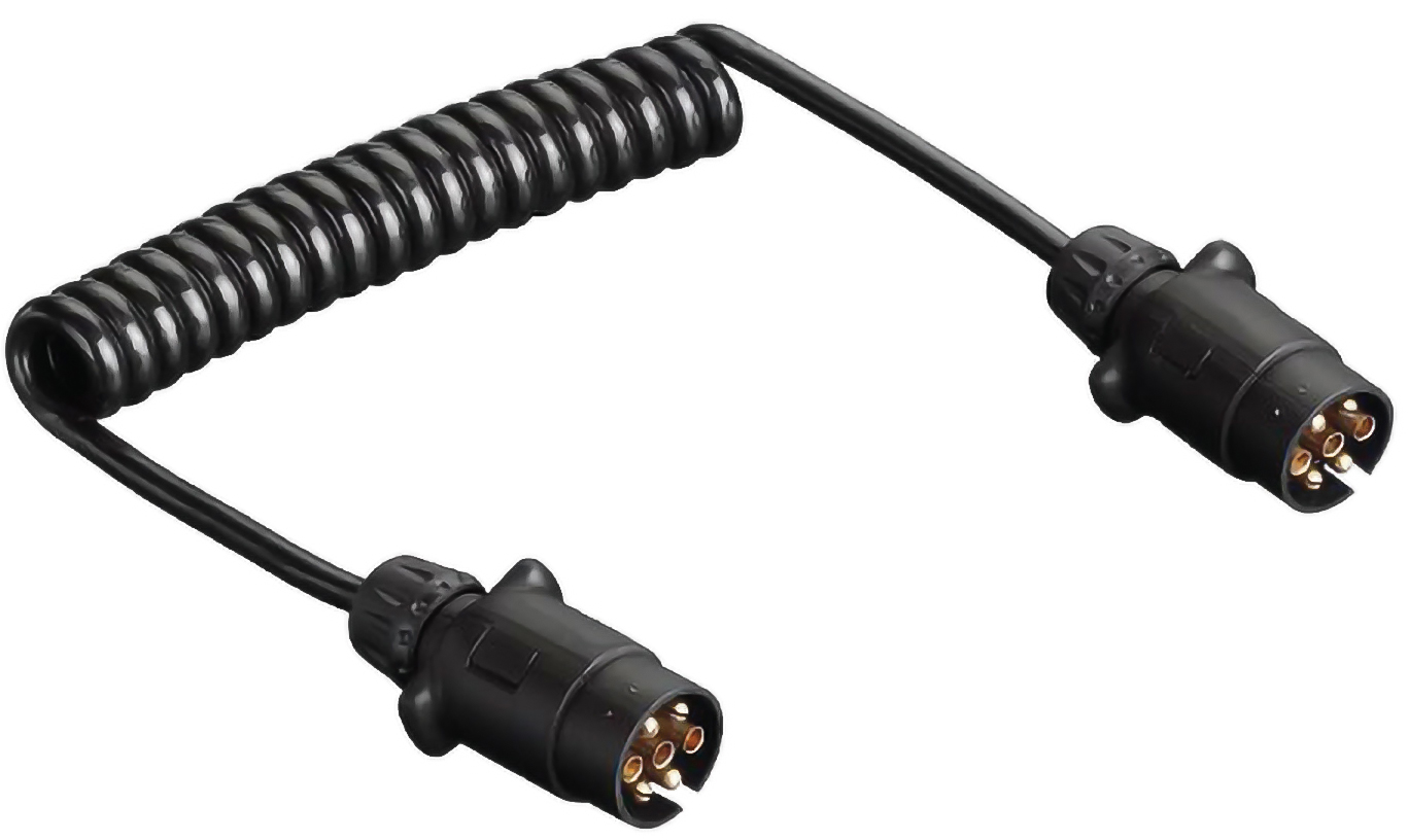 Spiralkabel 7-pol 12V 3,0 M