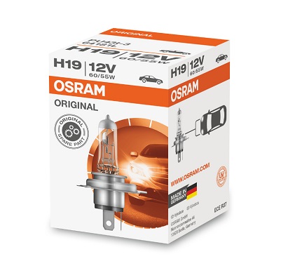 Osram Original - Glödlampa Sockelglödlampa 60/55W 12 V 1-pack - Hyundai - I20, I10. Fiat - 500