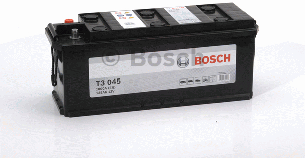 Bosch T3 045 135 Ah - Bilbatteri / Startbatteri - OE 0025415001,A0025415001,0015419201,A0015419201,G198900901010,X830020081000,1777680