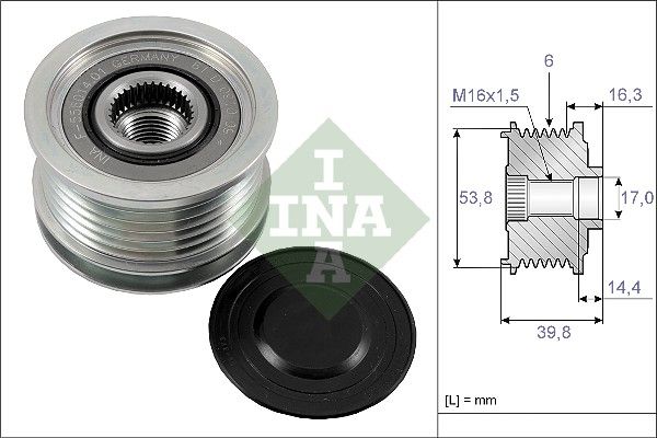 Schaeffler INA Frihjulskoppling, generator 535 0170 10