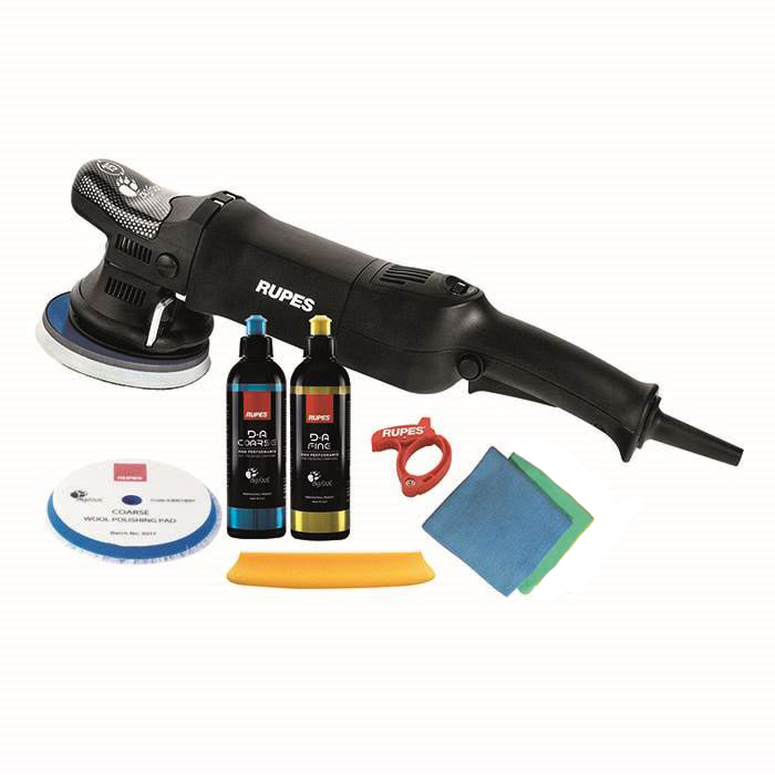 Polermaskinpaket Rupes BigFoot LHR15ES/BAS kit – Ø125 mm, 15 mm slag (