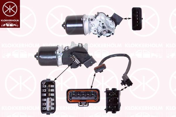Torkarmotor Klokkerholm - Renault - Twingo - OE 7701207936,7701036015,7701052465