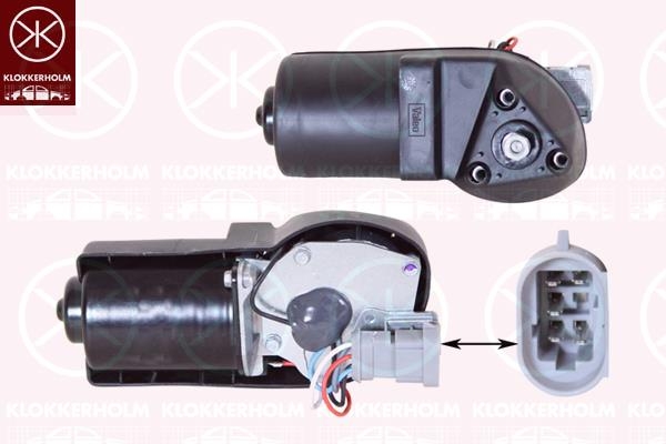Torkarmotor Klokkerholm - Renault - Clio - OE 7701034656