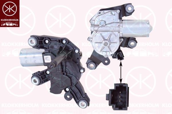 Torkarmotor Klokkerholm - Renault - Clio, Captur, Zoe. Dacia - Sandero - OE 287105483R