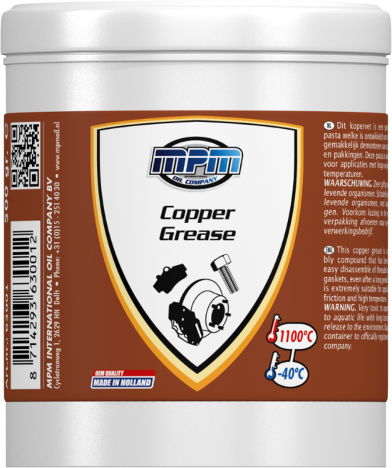 MPM Copper Grease - Kopparfett 500 ml