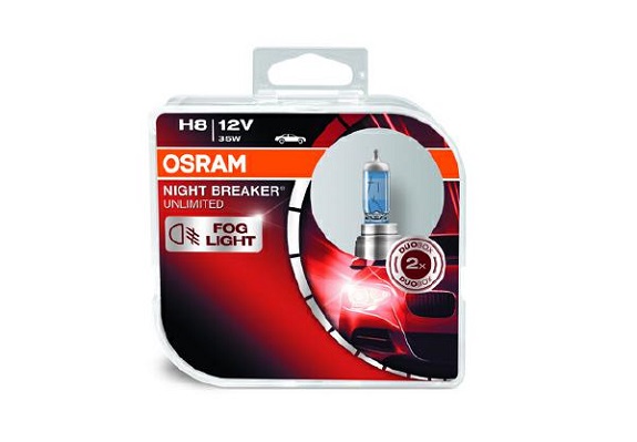 Osram Night Breaker Unlimited - Glödlampa H8 35W 12 V 2-pack - VW - Volvo - Ford - Audi - Skoda - BMW - Kia - Nissan