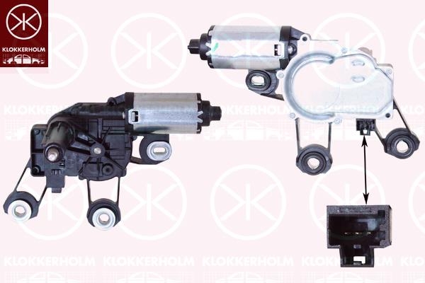 Torkarmotor Klokkerholm - Land-rover - Freelander - OE LR033226,LR002243