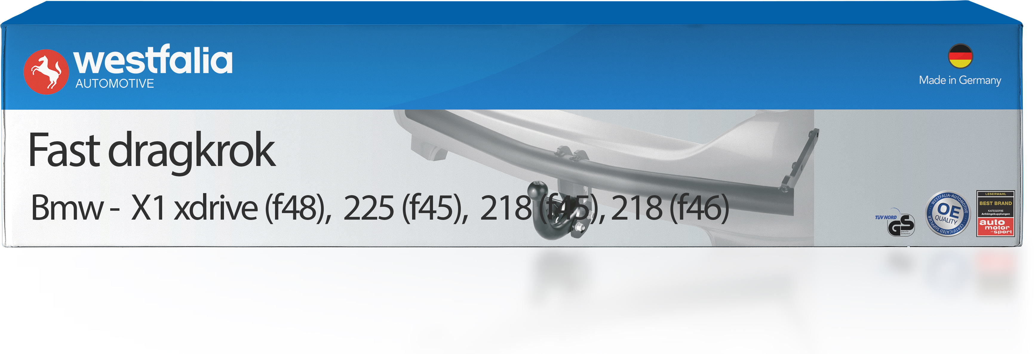 Westfalia Dragkrok med fast kula - BMW - F48, F45, F46