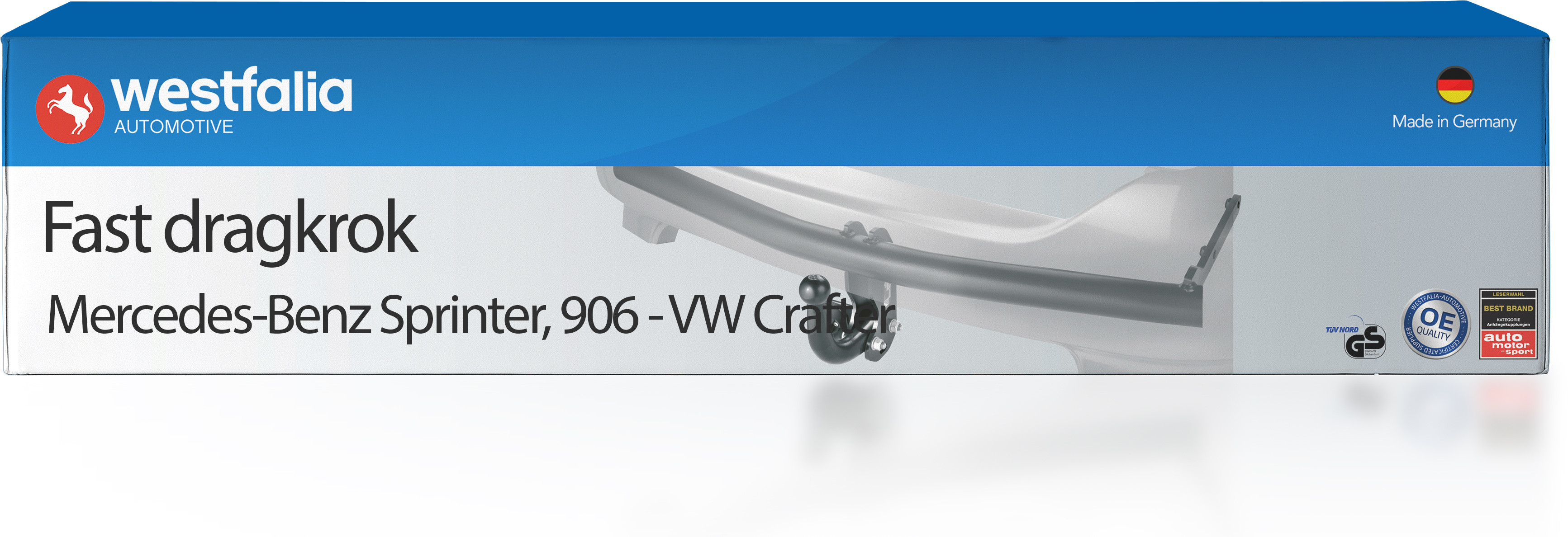 Kopplingsram Westfalia - Mercedes - Sprinter. VW - Crafter