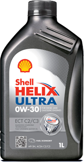 Shell Helix Ultra ECT C2/C3 0W-30 Motorolja 1 l - Motorolja