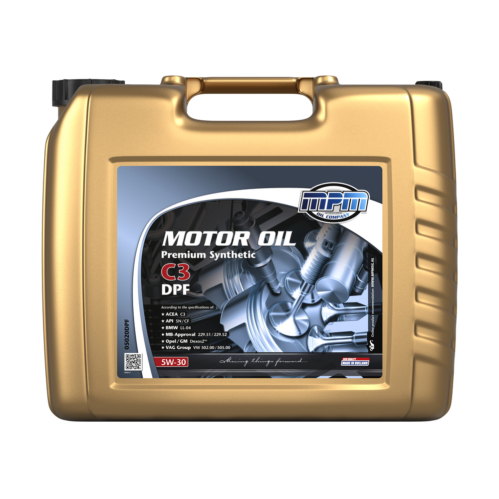 MPM Premium Synthetic C3 DPF 5W-30 Motorolje Dunk 20 l - Motorolje - VW - Volvo - Toyota - Mercedes - Audi - BMW - Kia - Skoda