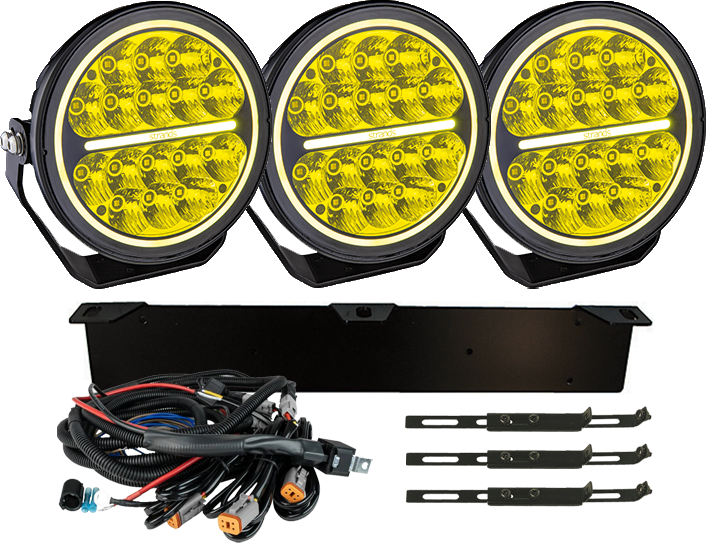 Extraljuspaket 3x Strands Siberia Bush Ranger 7" 210W