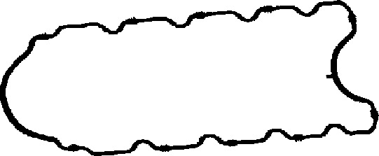 Oljetrågspackning Corteco - Ford - Mondeo, Fiesta, Escort, Orion - OE 938M6710AC,7008824,938M6710AB