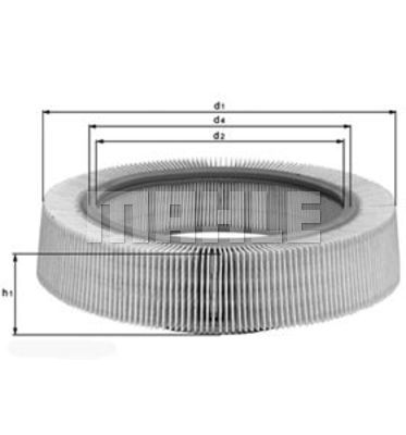 Luftfilter Mahle - Mercedes - W124, W201