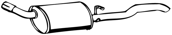 Bakre ljuddämpare Walker - Opel - Corsa - OE 90399018,852289,90298892,852044,90298105,852183,852309,90169171