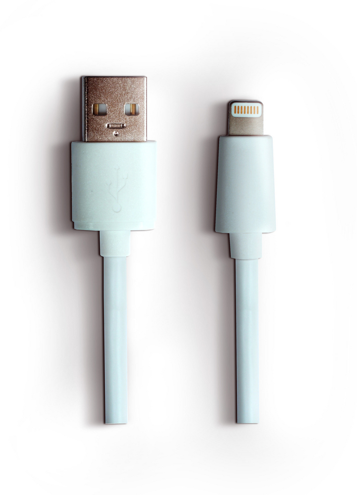 Carwise Ladekabel USB-A til Lyn 1 m - Hvit