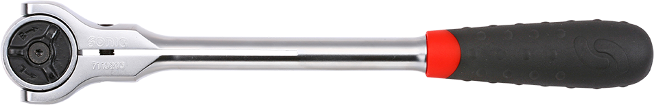 Spärrskaft 1/2" 305mm Roterbart Huvud 72-Tänder Sonic