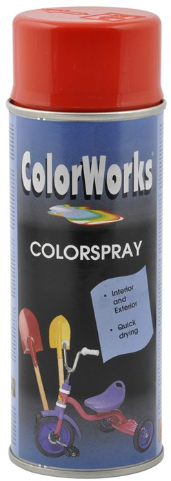 Colorworks RAL 2002 - Spraymaling Rød 400 ml
