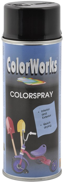 Colorworks RAL 9005 - Spraymaling Svart 400 ml