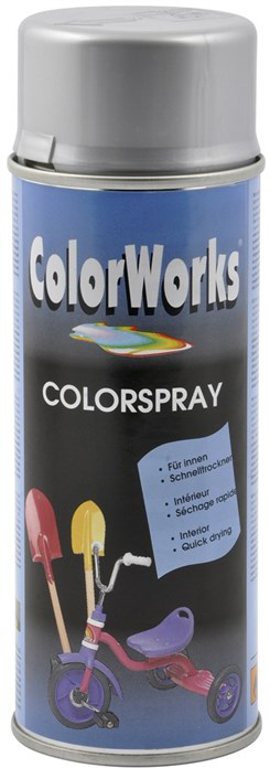 Colorworks RAL 9006 - Spraymaling Sølv 400 ml