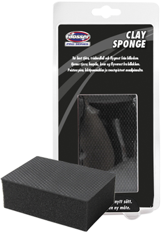 Glosser Pro Series Clay Sponge - Rengjøring leire svamp 1-pakke