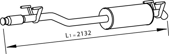Midtre lydpotte - VW - Crafter